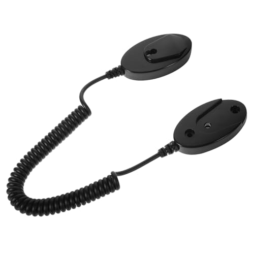 PEPLAYTAL Retraktables Kabel mit Selbstklebendem Haken für Fernbedienung Sicherheitsleine Ausziehbar Spiralkabel Diebstahlschutz für Tv Remote Barcode Scanner und Game Controller von PEPLAYTAL