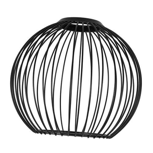 PEPLAYTAL Retro Eisen Lampenschirm Metallrahmen Robust Vintage Stil Dekorativer Lampenüberzug für Tischlampen Geeignet für Zuhause Hotel Bar und DIY Beleuchtung von PEPLAYTAL