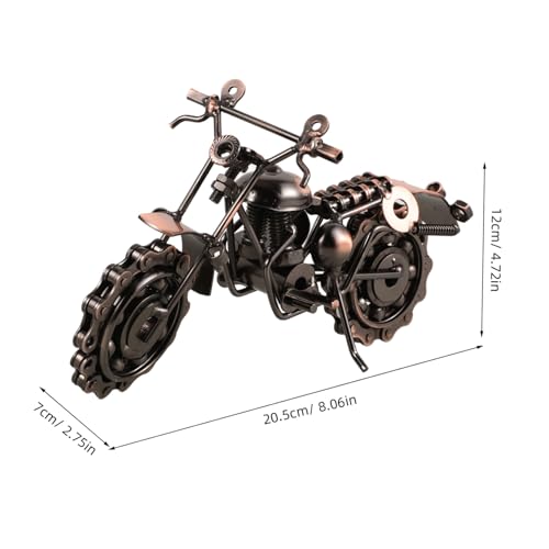 PEPLAYTAL Retro Motorradmodell aus Metall Handgefertigte Desktop Dekoration mit Realistischem Design Robust und Farbbeständig für Wohnzimmer Büro und Hotel als Stilvolle Wohnraum Ornament PEPLAYTAL Retro Motorradmodell aus Metall Handgefertigte Desktop Dekoration mit Realistischem Design Robust und Farbbeständig für Wohnzimmer Büro und Hotel als Stilvolle Wohnraum Ornament von PEPLAYTAL