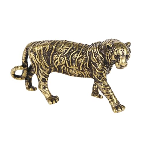 PEPLAYTAL Retro Tiger Skulptur Schreibtisch Dekoration Vintage Dekofigur als Briefbeschwerer Geschenk für Freunde und Tischdeko im Klassischen Stil PEPLAYTAL Retro Tiger Skulptur Schreibtisch Dekoration Vintage Dekofigur als Briefbeschwerer Geschenk für Freunde und Tischdeko im Klassischen Stil von PEPLAYTAL