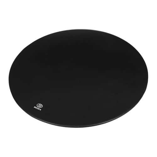 PEPLAYTAL Rundes Verstärktes Glas-tischplatten Transparentem Gehärtetem Glas Dickes Design Stabile Oberfläche für Esszimmer Restaurant und Hotel Schwarzer Rand PEPLAYTAL Rundes Verstärktes Glas-tischplatten Transparentem Gehärtetem Glas Dickes Design Stabile Oberfläche für Esszimmer Restaurant und Hotel Schwarzer Rand von PEPLAYTAL