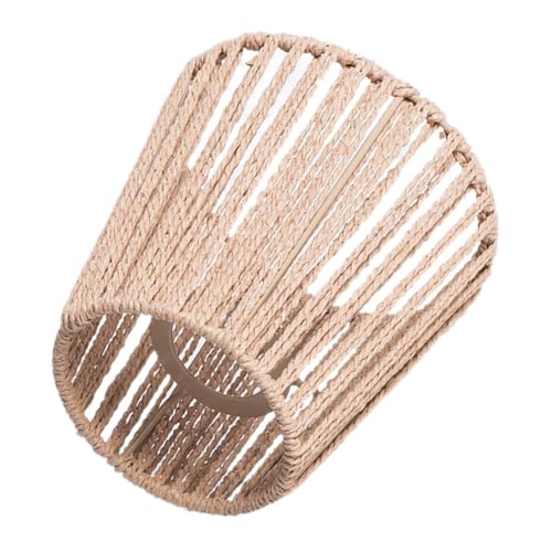 PEPLAYTAL Rustikaler Gewebter Lampenschirm Deckenleuchte Ersatz Abdeckung für Pendelleuchte Langlebig und Stabil Dekorativ für Wohnzimmer Schlafzimmer Boho Stil Handgefertigt aus Robustem PEPLAYTAL Rustikaler Gewebter Lampenschirm Deckenleuchte Ersatz Abdeckung für Pendelleuchte Langlebig und Stabil Dekorativ für Wohnzimmer Schlafzimmer Boho Stil Handgefertigt aus Robustem von PEPLAYTAL