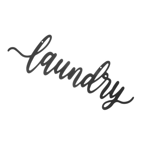 PEPLAYTAL Rustikales Eisen waschraum schild aus Robustem Metall Vintage Wanddekoration mit Kreativem Laundry Schriftzug Rustikales Ornament für Waschraum und Hauswirtschaftsraum PEPLAYTAL Rustikales Eisen waschraum schild aus Robustem Metall Vintage Wanddekoration mit Kreativem Laundry Schriftzug Rustikales Ornament für Waschraum und Hauswirtschaftsraum von PEPLAYTAL