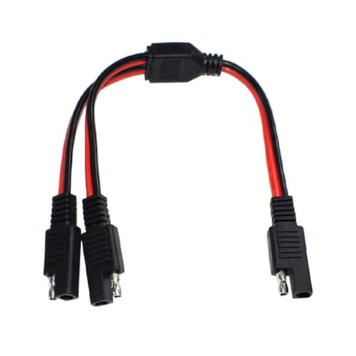 PEPLAYTAL Sae Power Extension Kabel Verteileradapter Hochtemperaturbeständig Reines Kupfer Stromkabel für Auto Solarzellenanschluss PEPLAYTAL Sae Power Extension Kabel Verteileradapter Hochtemperaturbeständig Reines Kupfer Stromkabel für Auto Solarzellenanschluss von PEPLAYTAL