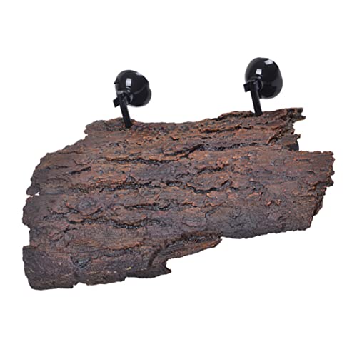 PEPLAYTAL Schildkröten Plattform Schwimminsel mit Saugnapf Dekorative Kletterplattform für Aquarium und Terrarium Versteck und Sonnenplatz für Wasserschildkröten Geeignet für von PEPLAYTAL