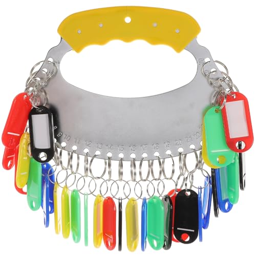 PEPLAYTAL Schlüsselorganizer mit Beschriftbaren Tags und Metallringen Robuste Schlüsselaufbewahrung für Lager Büro Schule Hotels und Zuhause Praktisches Schlüsselmanagement Zubehör PEPLAYTAL Schlüsselorganizer mit Beschriftbaren Tags und Metallringen Robuste Schlüsselaufbewahrung für Lager Büro Schule Hotels und Zuhause Praktisches Schlüsselmanagement Zubehör von PEPLAYTAL