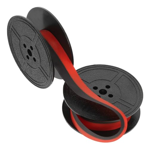 PEPLAYTAL Schreibmaschinen Farbband Doppelspule Rot Schwarz Tintenband Nylon Material Verschleißfest Passend Für Alte Mechanische Modelle Praktisch Langlebig Für Büro Und Haushalt PEPLAYTAL Schreibmaschinen Farbband Doppelspule Rot Schwarz Tintenband Nylon Material Verschleißfest Passend Für Alte Mechanische Modelle Praktisch Langlebig Für Büro Und Haushalt von PEPLAYTAL