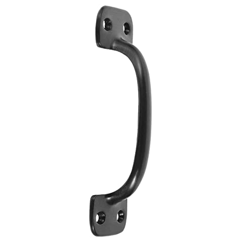 PEPLAYTAL Schwarzer Türgriff Lochabstand Minimalistischer Schrankgriff für Küche Kleiderschrank Garderobe Robust Rostfrei Einfache Montage Moderner Möbelgriff von PEPLAYTAL