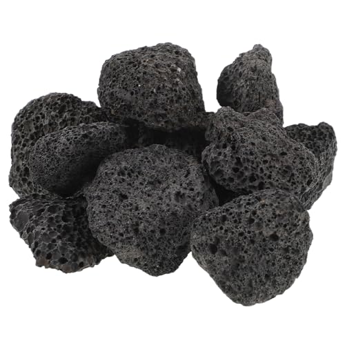 PEPLAYTAL Schwarzer Vulkanstein Porös Dekorativ für Aquarium Pflanzgefäße Garten Natürlicher Lavastein mit Hoher Härte zur Wasserreinigung und Gestaltung von Teichen Springbrunnen PEPLAYTAL Schwarzer Vulkanstein Porös Dekorativ für Aquarium Pflanzgefäße Garten Natürlicher Lavastein mit Hoher Härte zur Wasserreinigung und Gestaltung von Teichen Springbrunnen von PEPLAYTAL