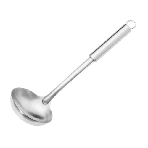 PEPLAYTAL Schwere Edelstahl Suppenkelle mit Langem Griff Robustes Küchenutensil Hitzebeständig Spülmaschinengeeignet für Suppen und Saucen Praktisches Kochgeschirr für Haushalt und PEPLAYTAL Schwere Edelstahl Suppenkelle mit Langem Griff Robustes Küchenutensil Hitzebeständig Spülmaschinengeeignet für Suppen und Saucen Praktisches Kochgeschirr für Haushalt und von PEPLAYTAL