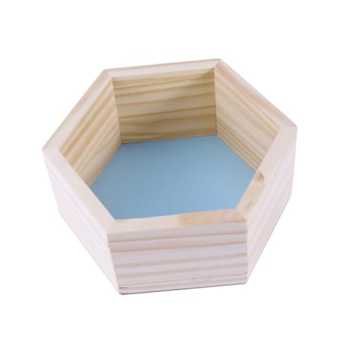 PEPLAYTAL Sechseckiges Lagerregal Gestell Montiert Sechseckige Regale Klein Kind Regale Für Die Wand Wabenregal Dekoration Hexagon Regalhalterung Regal Wohnzimmer Dekor Blau von PEPLAYTAL