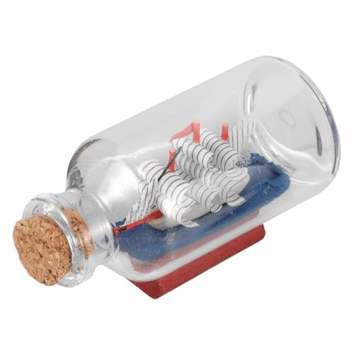 PEPLAYTAL Segelboot Dekoration im Driftglasflaschen Design Handgefertigtes Miniatur Schiff mit Maritimem Flair als Nautisches Wohnaccessoire und für Segler Vitrinen und Tischdekoration PEPLAYTAL Segelboot Dekoration im Driftglasflaschen Design Handgefertigtes Miniatur Schiff mit Maritimem Flair als Nautisches Wohnaccessoire und für Segler Vitrinen und Tischdekoration von PEPLAYTAL