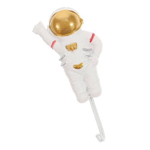 PEPLAYTAL Selbstklebender Resin Astronaut Wandhaken ohne Bohren für Schlüssel Handtücher Taschen Platzsparender Garderobenhaken mit Glatter Oberfläche Einfach zu Entfernen und Zuverlässig PEPLAYTAL Selbstklebender Resin Astronaut Wandhaken ohne Bohren für Schlüssel Handtücher Taschen Platzsparender Garderobenhaken mit Glatter Oberfläche Einfach zu Entfernen und Zuverlässig von PEPLAYTAL