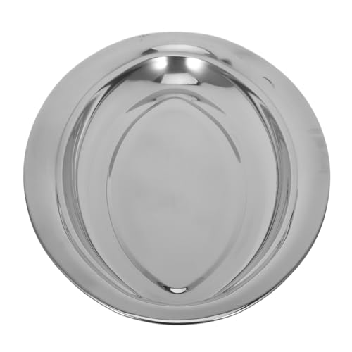 PEPLAYTAL Serviertablett Dickes Rostfreies Mehrzweck Tablett für Snacks Kuchen und Obst Polierte Oberfläche Leicht zu Reinigen für Zuhause Restaurant PEPLAYTAL Serviertablett Dickes Rostfreies Mehrzweck Tablett für Snacks Kuchen und Obst Polierte Oberfläche Leicht zu Reinigen für Zuhause Restaurant von PEPLAYTAL