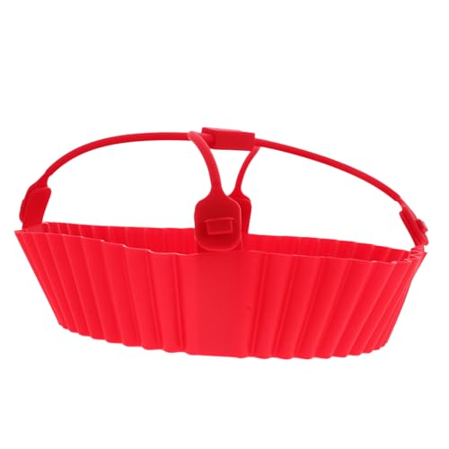 PEPLAYTAL Silikon Backblech Rund Wiederverwendbar Hitzebeständig Antihaft Backmatte für Heißluftfritteuse und Ofen Praktischer Air Fryer Liner für Plätzchen Backen und Kochen Bpa Frei mit PEPLAYTAL Silikon Backblech Rund Wiederverwendbar Hitzebeständig Antihaft Backmatte für Heißluftfritteuse und Ofen Praktischer Air Fryer Liner für Plätzchen Backen und Kochen Bpa Frei mit von PEPLAYTAL