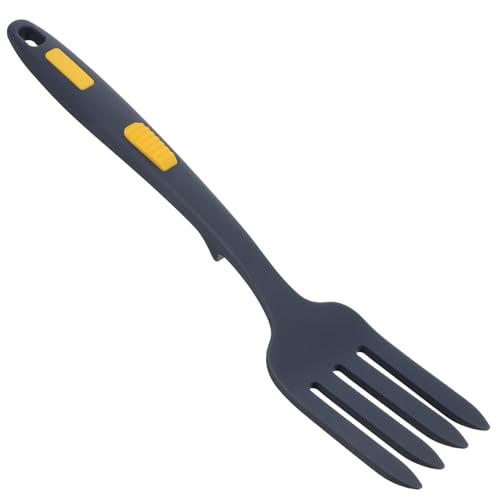 PEPLAYTAL Silikon Kochgabel Hitzebeständig Flexibel Antihaftbeschichtet für Nudeln und Salat Küchenhelfer Bpa frei Leicht zu Reinigen Ergonomischer Griff für Familie und Restaurant von PEPLAYTAL
