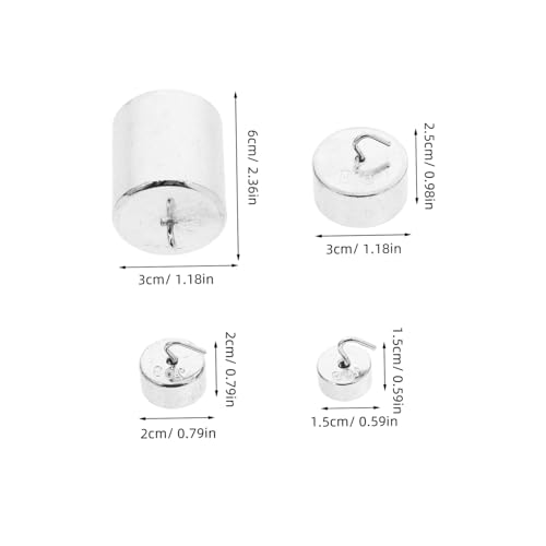 PEPLAYTAL Slotted Gewichte Metall mit Haken Präzisionsgewichte für Physik Experimente Lehrmaterialien Labor Unterricht von PEPLAYTAL