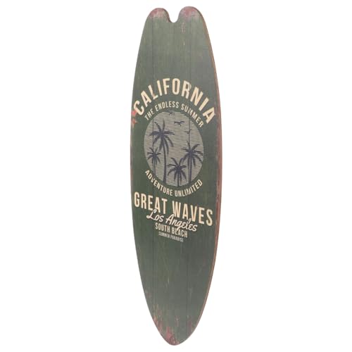 PEPLAYTAL Sommerliche Surfbrett Wanddekoration Holzschild Rustikal Leicht für Tür Wand Fenster Strand Deko Geschenk für Strandliebhaber und Sommerparty von PEPLAYTAL