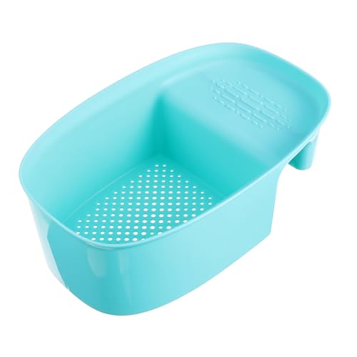 PEPLAYTAL Spülbecken Abtropfgitter mit Saugnapf Multifunktionales Küchensieb für Gemüse und Obst Einfach zu Reinigen Langlebig Optimaler Wasserabfuhr für Küchenorganisation von PEPLAYTAL