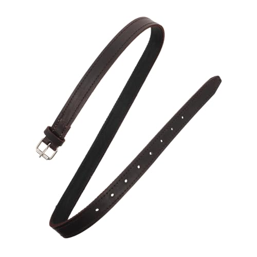 PEPLAYTAL Steigbügelriemen aus Weichem Rindsleder mit Schnalle Verstellbar für Pferdesteigbügel Geeignet für Reittraining und Wettkämpfe Komfortabel und Langlebig von PEPLAYTAL