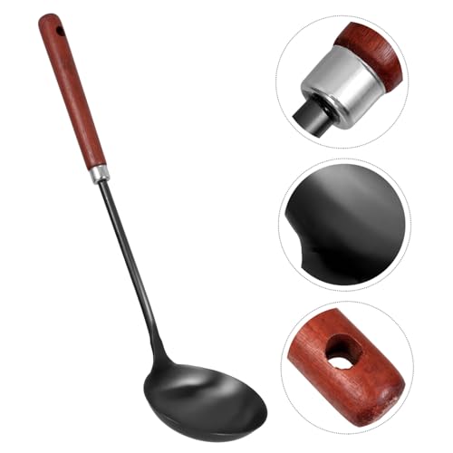 PEPLAYTAL Suppenkelle Edelstahl mit Langem Holzgriff Robuste Schöpfkelle zum Servieren von Suppe und Soßen Hitzebeständig Spülmaschinengeeignet Vielseitiges Küchenutensil für Zuhause und PEPLAYTAL Suppenkelle Edelstahl mit Langem Holzgriff Robuste Schöpfkelle zum Servieren von Suppe und Soßen Hitzebeständig Spülmaschinengeeignet Vielseitiges Küchenutensil für Zuhause und von PEPLAYTAL