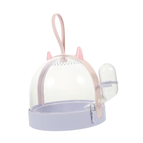 PEPLAYTAL Tragbarer Kleintier Transportkäfig aus Geruchslosem Robustem mit Atmungsaktivem Design Geeignet für Hamster Chinchilla und Andere Kleine Haustiere Kompakt und Einfach Mitzunehmen von PEPLAYTAL