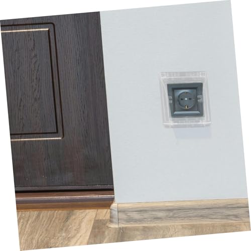 PEPLAYTAL Transparent Wasserdichte Steckdosenbox Extra und Spritzwasserschutz für Badezimmer und Außenbereich Vielseitige Kompatible Steckdosenabdeckung Schutz vor Elektrischem Leck PEPLAYTAL Transparent Wasserdichte Steckdosenbox Extra und Spritzwasserschutz für Badezimmer und Außenbereich Vielseitige Kompatible Steckdosenabdeckung Schutz vor Elektrischem Leck von PEPLAYTAL