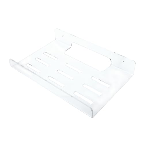 PEPLAYTAL Transparenter Router Organizer Halter Aufbewahrungsregal für Smart WiFi Router Wandmontierter Stauraumhalter für Büro Wohnzimmer und Schlafzimmer Teilig von PEPLAYTAL