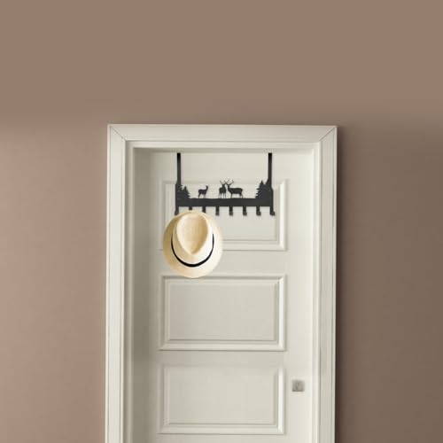 PEPLAYTAL Türhaken Selbstklebend ohne Bohren Starker Klebehaken für Tür Vielseitiger Garderobenhaken zum Aufhängen von Mantel Hut Küchenutensilien und Kleinteilen für Wohnzimmer Bad und von PEPLAYTAL