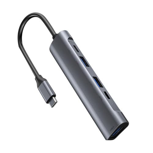 PEPLAYTAL USB C Verteiler mit USB Anschlüssen und Type C Ports für Laptop Dockingstation Spannungsstabilisierung Kompatibel für Maus Tastatur Festplatte PEPLAYTAL USB C Verteiler mit USB Anschlüssen und Type C Ports für Laptop Dockingstation Spannungsstabilisierung Kompatibel für Maus Tastatur Festplatte von PEPLAYTAL