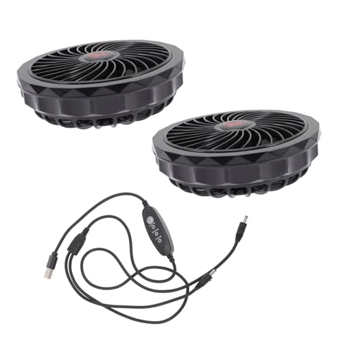 PEPLAYTAL USB Kühlventilator für Kleidung Verstellbarer Luftkühler mit Windgeschwindigkeiten Energiesparender Lüfter Tragbarer für Sommer Arbeitsbekleidung Schwarz PEPLAYTAL USB Kühlventilator für Kleidung Verstellbarer Luftkühler mit Windgeschwindigkeiten Energiesparender Lüfter Tragbarer für Sommer Arbeitsbekleidung Schwarz von PEPLAYTAL