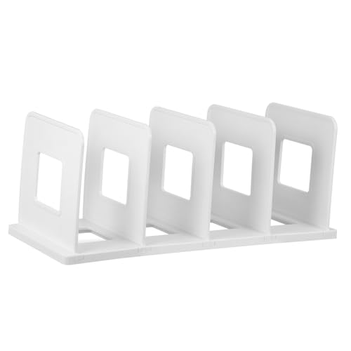 PEPLAYTAL Vertikaler Schreibtisch Dateiordner aus Robustem Platzsparender Aktenhalter mit Großer Kapazität für Ordner Magazine Büro und Zuhause Einfacher Desktop Organizer für Effiziente von PEPLAYTAL