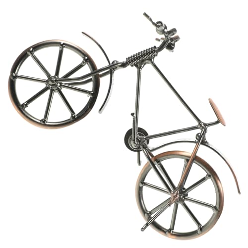 PEPLAYTAL Vintage Fahrradmodell Miniatur aus Metall Filigrane Handarbeit Dekorative Fahrradkunst Skulptur für Schreibtisch Retro Dekofigur Stilvolle Bürodekoration PEPLAYTAL Vintage Fahrradmodell Miniatur aus Metall Filigrane Handarbeit Dekorative Fahrradkunst Skulptur für Schreibtisch Retro Dekofigur Stilvolle Bürodekoration von PEPLAYTAL