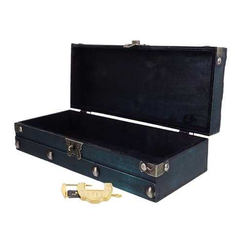 PEPLAYTAL Vintage Schmuckbox aus Holz mit Schloss Antike Schmuckaufbewahrungskiste Retro Schmuckkästchen für Ringe und Kleine Kostbarkeiten Dekorative Aufbewahrungsbox mit Feiner PEPLAYTAL Vintage Schmuckbox aus Holz mit Schloss Antike Schmuckaufbewahrungskiste Retro Schmuckkästchen für Ringe und Kleine Kostbarkeiten Dekorative Aufbewahrungsbox mit Feiner von PEPLAYTAL
