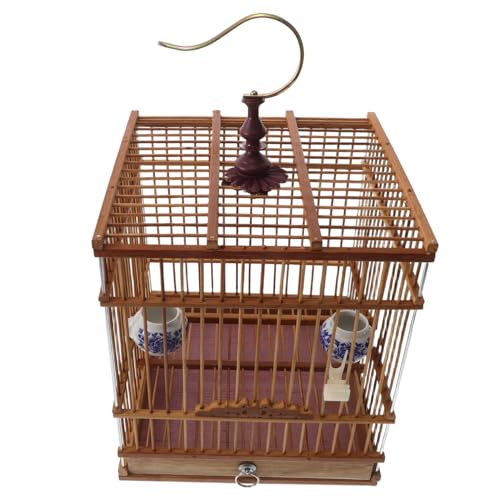 PEPLAYTAL Vogelkäfig für Kleine Papageien und Rechteckiger Stabiler Käfig mit Abnehmbarem Boden Karbonisierte Oberfläche in für Indoor und Outdoor Natürlicher Lebensraum für Ziervögel PEPLAYTAL Vogelkäfig für Kleine Papageien und Rechteckiger Stabiler Käfig mit Abnehmbarem Boden Karbonisierte Oberfläche in für Indoor und Outdoor Natürlicher Lebensraum für Ziervögel von PEPLAYTAL