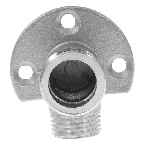 PEPLAYTAL Wandmontage Wasserhahn Adapter Edelstahl Eckanschluss Badarmatur Installation Kit mit Robuster Halterung Positionierung Stabile Befestigung DIY Outdoor Duschsystem ohne von PEPLAYTAL