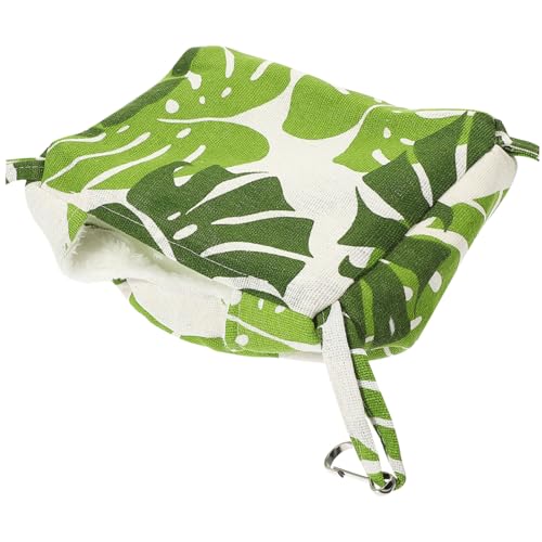 PEPLAYTAL Warme Hängematte für Kleintiere Atmungsaktives Hamsterbett Weiches Schlafnest für Hamster Chinchillas und Meerschweinchen Einfach zu Befestigende Winter schlafunterlage von PEPLAYTAL