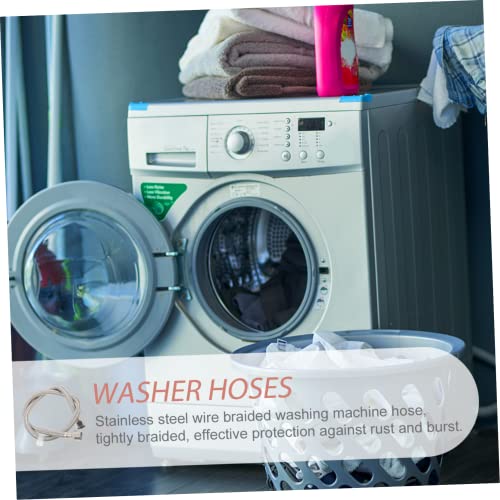 PEPLAYTAL Waschmaschinenverlängerungsschlauch Edelstahl Flexibler Geflochtener Wasserschlauch mit Innen und Außengewinde Robust Formbeständig für Wasserzulauf Geeignet PEPLAYTAL Waschmaschinenverlängerungsschlauch Edelstahl Flexibler Geflochtener Wasserschlauch mit Innen und Außengewinde Robust Formbeständig für Wasserzulauf Geeignet von PEPLAYTAL