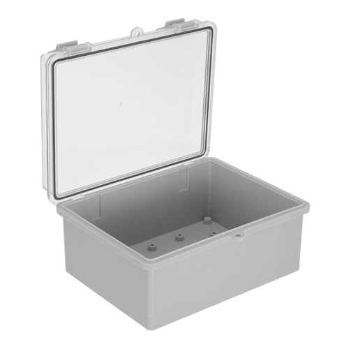 PEPLAYTAL Wasserdichte Kunststoff Anschlussdose Elektrische Verteilerdose Außen Schutzgehäuse mit Klappdeckel und Wandhalterung für Sichere Stromverteilung und Vielseitigen Einsatz PEPLAYTAL Wasserdichte Kunststoff Anschlussdose Elektrische Verteilerdose Außen Schutzgehäuse mit Klappdeckel und Wandhalterung für Sichere Stromverteilung und Vielseitigen Einsatz von PEPLAYTAL