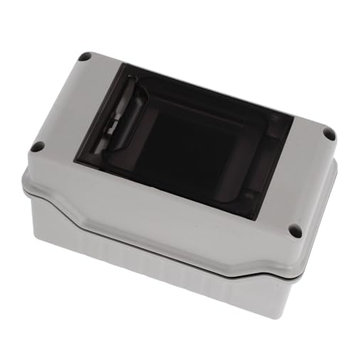 PEPLAYTAL Wasserdichte Outdoor Verteilerdose mit Stromkreisen Transparenter Klappdeckel Einfacher Erdungsanschluss Vielseitig für Haus Solar und Wohnmobil Wetterfester Schutz für Temporäre PEPLAYTAL Wasserdichte Outdoor Verteilerdose mit Stromkreisen Transparenter Klappdeckel Einfacher Erdungsanschluss Vielseitig für Haus Solar und Wohnmobil Wetterfester Schutz für Temporäre von PEPLAYTAL