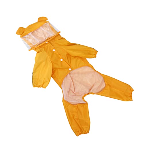 PEPLAYTAL Wasserdichter Hunderegenmantel mit Kapuze Bienenförmiges Design Atmungsaktive Leichte Haustier Regenjacke für Kleine bis Mittelgroße Hunde Bequemer Schutz an Regentagen PEPLAYTAL Wasserdichter Hunderegenmantel mit Kapuze Bienenförmiges Design Atmungsaktive Leichte Haustier Regenjacke für Kleine bis Mittelgroße Hunde Bequemer Schutz an Regentagen von PEPLAYTAL