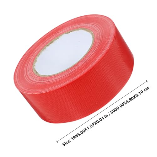 PEPLAYTAL Wasserdichtes Schweres Gewebeband Stark Haftendes Reparatur Klebeband für Innen und Außen Multifunktionales Rotes Duct Tape für Haushalt und DIY Projekte von PEPLAYTAL