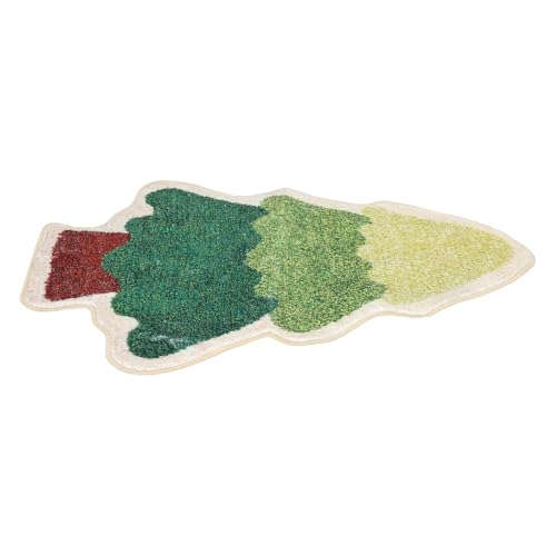 PEPLAYTAL Weihnachtsteppich mit Weihnachtsbaummotiv Rutschfester Weicher Plüsch-Teppich für Wohnzimmer und Schlafzimmer Kuscheliger Waschbarer Kinderzimmer-bettvorleger Winterliche PEPLAYTAL Weihnachtsteppich mit Weihnachtsbaummotiv Rutschfester Weicher Plüsch-Teppich für Wohnzimmer und Schlafzimmer Kuscheliger Waschbarer Kinderzimmer-bettvorleger Winterliche von PEPLAYTAL