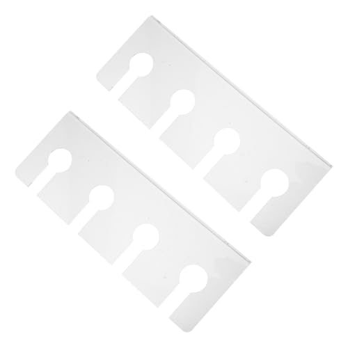 PEPLAYTAL 2stücke Transparentes Acryl-weinglasregal Für Unterbau-Speicher Für Organisation Und Präsentation Von Weingläsern Küche Oder Bar von PEPLAYTAL