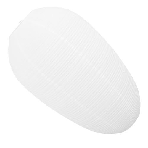 PEPLAYTAL Weißer Papier Lampenschirm Vintage Laterne Minimalistischer Lampenschirm aus Baumwollpapier für Schlafzimmer Wohnzimmer Esszimmer Stilvolle Pendelleuchte mit Warmem Licht PEPLAYTAL Weißer Papier Lampenschirm Vintage Laterne Minimalistischer Lampenschirm aus Baumwollpapier für Schlafzimmer Wohnzimmer Esszimmer Stilvolle Pendelleuchte mit Warmem Licht von PEPLAYTAL