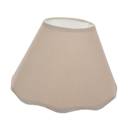 PEPLAYTAL Wellenrand Stoff Lampenschirm Tischlampe Ersatz Lampenschirm Fassung Leicht Installierbar Sanftes Licht Für Raumdekoration von PEPLAYTAL