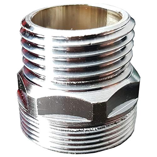 1/2" Inch Männlich BSP x M24 Männlich F22 Weiblich Reduzierstück Chrom Messing von PEPTE