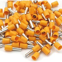 100 Stück 4mm² isolierte orange Einzelkabelschuhe von PEPTE