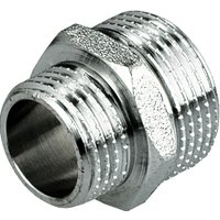 Reduziernippel Messing verchromt 1/2"x3/8" Außen-/Innengewinde von PEPTE
