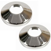 Verchromte PVC-Rosette 18 mm - 2er-Set von PEPTE